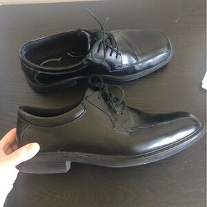 Men's Black Dress Shoes Nunn Bush Genuine Leather